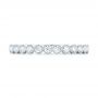  Platinum Custom Diamond Wedding Band - Top View -  102962 - Thumbnail