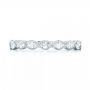  Platinum Custom Diamond Wedding Band - Top View -  103039 - Thumbnail