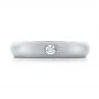 14k White Gold 14k White Gold Custom Diamond Wedding Band - Top View -  103378 - Thumbnail