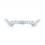  Platinum Platinum Custom Diamond Wedding Band - Top View -  103399 - Thumbnail