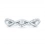  Platinum Platinum Custom Diamond Wedding Band - Top View -  103419 - Thumbnail