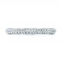  Platinum Custom Diamond Wedding Band - Top View -  103478 - Thumbnail