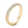 14k Yellow Gold Custom Diamond Wedding Band