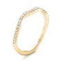 14k Yellow Gold 14k Yellow Gold Custom Diamond Wedding Band - Three-Quarter View -  102149 - Thumbnail