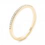 14k Yellow Gold Custom Diamond Wedding Band