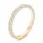 18k Yellow Gold Custom Diamond Wedding Band
