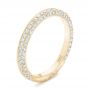 18k Yellow Gold Custom Diamond Wedding Band