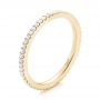 18k Yellow Gold 18k Yellow Gold Custom Diamond Wedding Band - Three-Quarter View -  102608 - Thumbnail