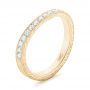 18k Yellow Gold Custom Diamond Wedding Band