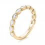 14k Yellow Gold 14k Yellow Gold Custom Diamond Wedding Band - Three-Quarter View -  103039 - Thumbnail