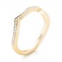 18k Yellow Gold Custom Diamond Wedding Band