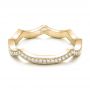 14k Yellow Gold 14k Yellow Gold Custom Diamond Wedding Band - Flat View -  102121 - Thumbnail