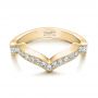 18k Yellow Gold 18k Yellow Gold Custom Diamond Wedding Band - Flat View -  102234 - Thumbnail