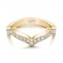 14k Yellow Gold 14k Yellow Gold Custom Diamond Wedding Band - Flat View -  102234 - Thumbnail