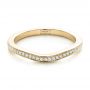 18k Yellow Gold 18k Yellow Gold Custom Diamond Wedding Band - Flat View -  102256 - Thumbnail