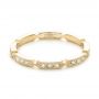 14k Yellow Gold 14k Yellow Gold Custom Diamond Wedding Band - Flat View -  102259 - Thumbnail