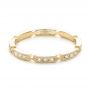 14k Yellow Gold 14k Yellow Gold Custom Diamond Wedding Band - Flat View -  102259 - Thumbnail