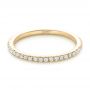 18k Yellow Gold 18k Yellow Gold Custom Diamond Wedding Band - Flat View -  102351 - Thumbnail