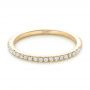 14k Yellow Gold 14k Yellow Gold Custom Diamond Wedding Band - Flat View -  102351 - Thumbnail