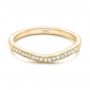 14k Yellow Gold 14k Yellow Gold Custom Diamond Wedding Band - Flat View -  102406 - Thumbnail