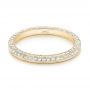 18k Yellow Gold 18k Yellow Gold Custom Diamond Wedding Band - Flat View -  102414 - Thumbnail