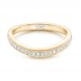 14k Yellow Gold 14k Yellow Gold Custom Diamond Wedding Band - Flat View -  102446 - Thumbnail