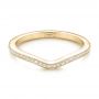 18k Yellow Gold 18k Yellow Gold Custom Diamond Wedding Band - Flat View -  102454 - Thumbnail