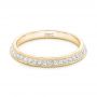 14k Yellow Gold 14k Yellow Gold Custom Diamond Wedding Band - Flat View -  102521 - Thumbnail