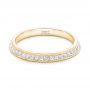 18k Yellow Gold 18k Yellow Gold Custom Diamond Wedding Band - Flat View -  102521 - Thumbnail