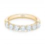 18k Yellow Gold 18k Yellow Gold Custom Diamond Wedding Band - Flat View -  102746 - Thumbnail