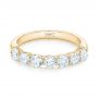 14k Yellow Gold 14k Yellow Gold Custom Diamond Wedding Band - Flat View -  102746 - Thumbnail