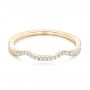 18k Yellow Gold 18k Yellow Gold Custom Diamond Wedding Band - Flat View -  102753 - Thumbnail