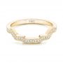 14k Yellow Gold 14k Yellow Gold Custom Diamond Wedding Band - Flat View -  102784 - Thumbnail