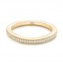 14k Yellow Gold 14k Yellow Gold Custom Diamond Wedding Band - Flat View -  102811 - Thumbnail