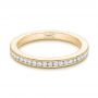 14k Yellow Gold 14k Yellow Gold Custom Diamond Wedding Band - Flat View -  102832 - Thumbnail