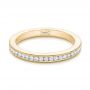 14k Yellow Gold 14k Yellow Gold Custom Diamond Wedding Band - Flat View -  102832 - Thumbnail