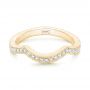 14k Yellow Gold 14k Yellow Gold Custom Diamond Wedding Band - Flat View -  102837 - Thumbnail