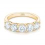 18k Yellow Gold 18k Yellow Gold Custom Diamond Wedding Band - Flat View -  102953 - Thumbnail