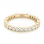 14k Yellow Gold 14k Yellow Gold Custom Diamond Wedding Band - Flat View -  102962 - Thumbnail