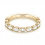 14k Yellow Gold 14k Yellow Gold Custom Diamond Wedding Band - Flat View -  103039 - Thumbnail