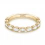 18k Yellow Gold 18k Yellow Gold Custom Diamond Wedding Band - Flat View -  103039 - Thumbnail