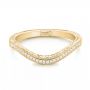 14k Yellow Gold 14k Yellow Gold Custom Diamond Wedding Band - Flat View -  103145 - Thumbnail