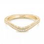 18k Yellow Gold 18k Yellow Gold Custom Diamond Wedding Band - Flat View -  103145 - Thumbnail