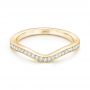 18k Yellow Gold 18k Yellow Gold Custom Diamond Wedding Band - Flat View -  103397 - Thumbnail