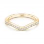 14k Yellow Gold 14k Yellow Gold Custom Diamond Wedding Band - Flat View -  103397 - Thumbnail