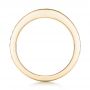 18k Yellow Gold 18k Yellow Gold Custom Diamond Wedding Band - Front View -  102043 - Thumbnail