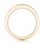 18k Yellow Gold 18k Yellow Gold Custom Diamond Wedding Band - Front View -  102043 - Thumbnail