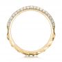 18k Yellow Gold 18k Yellow Gold Custom Diamond Wedding Band - Front View -  102051 - Thumbnail