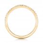 14k Yellow Gold 14k Yellow Gold Custom Diamond Wedding Band - Front View -  102149 - Thumbnail