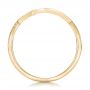14k Yellow Gold 14k Yellow Gold Custom Diamond Wedding Band - Front View -  102204 - Thumbnail